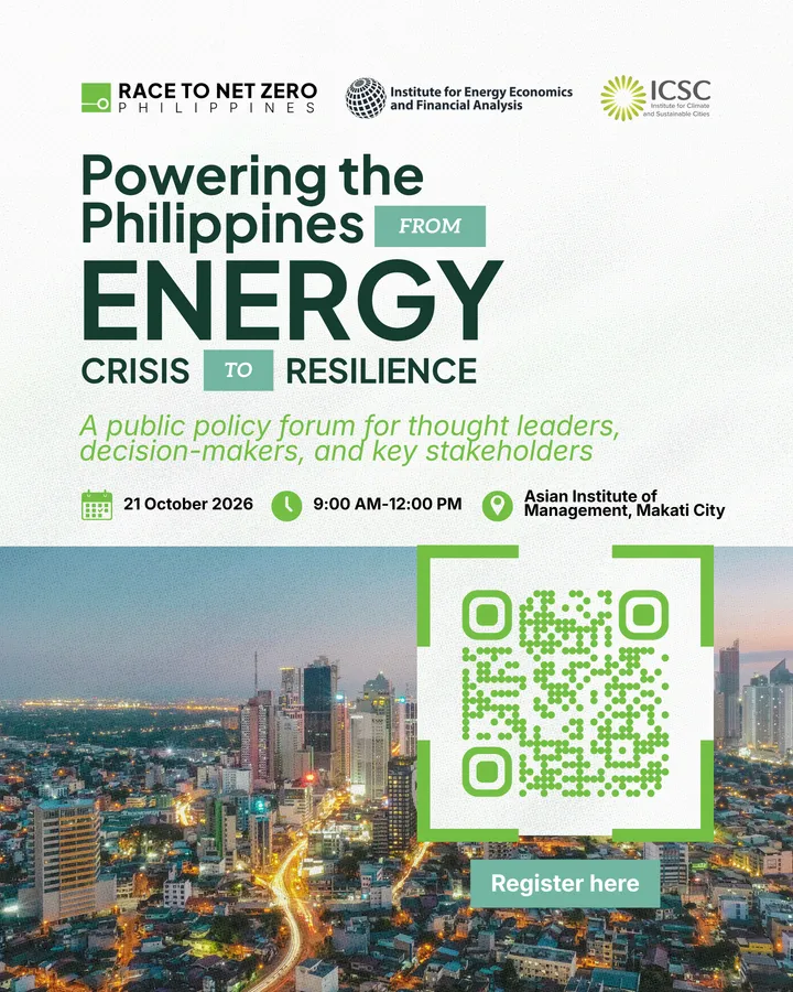 Poster for Powering the Philippines from Energy Crisis to Energy Resilience