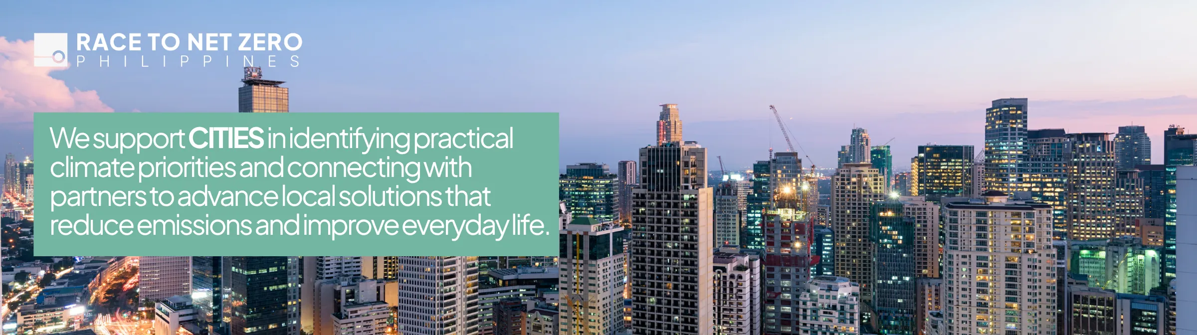 We support cities in identifying practical climate priorities and connecting with partners to advance local solutions that reduce emissions and improve everyday life.