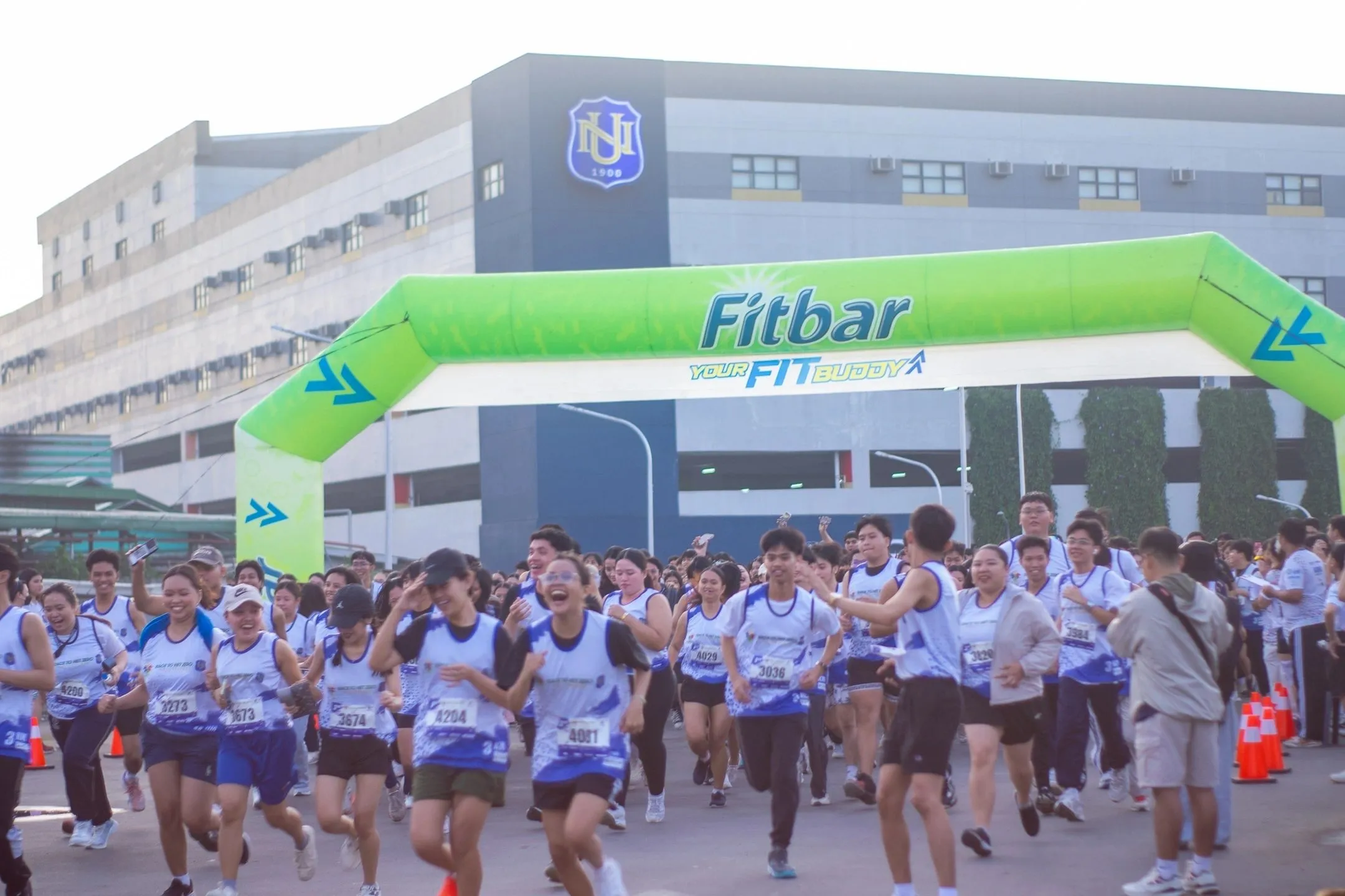 Participants posing together at a Race to Net Zero Philippines community event